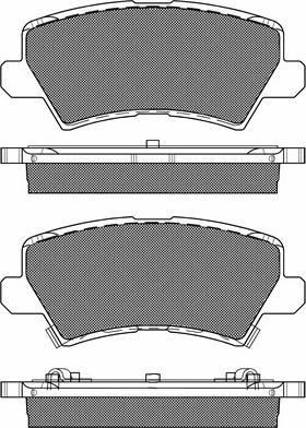 BSF 20288 - Тормозные колодки, дисковые, комплект autospares.lv