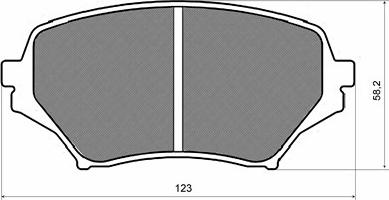 BSF 20239 - Тормозные колодки, дисковые, комплект autospares.lv