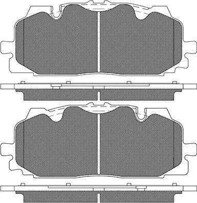 BSF 20235 - Тормозные колодки, дисковые, комплект autospares.lv