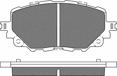 BSF 20237 - Тормозные колодки, дисковые, комплект autospares.lv