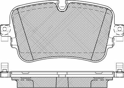 Necto FD7655A - Тормозные колодки, дисковые, комплект autospares.lv