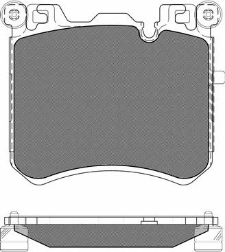 BSF 20228 - Тормозные колодки, дисковые, комплект autospares.lv