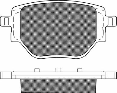 BSF 20278 - Тормозные колодки, дисковые, комплект autospares.lv