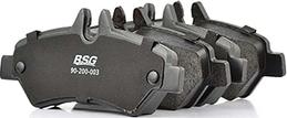 BSG BSG 90-200-003 - Тормозные колодки, дисковые, комплект autospares.lv