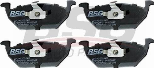 BSG BSG 90-202-002 - Тормозные колодки, дисковые, комплект autospares.lv