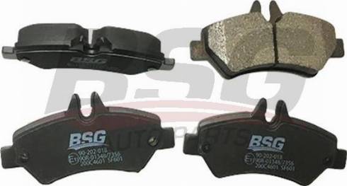 BSG BSG 90-202-018 - Тормозные колодки, дисковые, комплект autospares.lv