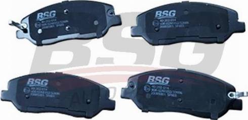 BSG BSG 40-202-014 - Тормозные колодки, дисковые, комплект autospares.lv