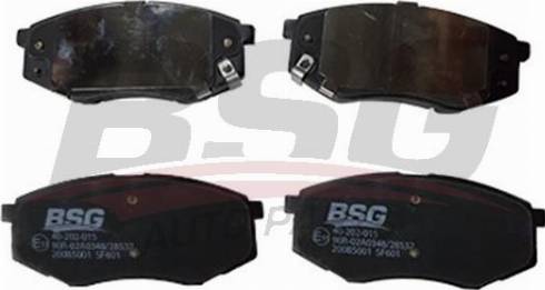 BSG BSG 40-202-015 - Тормозные колодки, дисковые, комплект autospares.lv