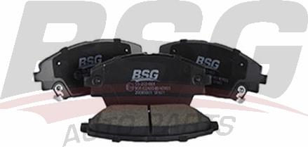 BSG BSG 55-202-001 - Тормозные колодки, дисковые, комплект autospares.lv