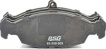 BSG BSG 65-200-009 - Тормозные колодки, дисковые, комплект autospares.lv