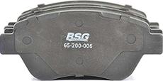 BSG BSG 65-200-006 - Тормозные колодки, дисковые, комплект autospares.lv