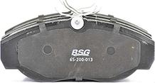 BSG BSG 65-200-013 - Тормозные колодки, дисковые, комплект autospares.lv