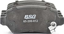 BSG BSG 65-200-012 - Тормозные колодки, дисковые, комплект autospares.lv