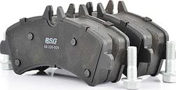 BSG BSG 60-200-009 - Тормозные колодки, дисковые, комплект autospares.lv