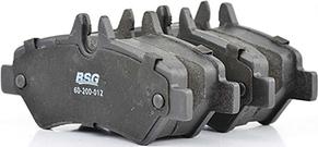 BSG BSG 60-200-012 - Тормозные колодки, дисковые, комплект autospares.lv