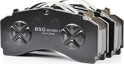 BSG BSG 60-200-017 - Тормозные колодки, дисковые, комплект autospares.lv