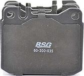 BSG BSG 60-200-035 - Тормозные колодки, дисковые, комплект autospares.lv