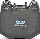 BSG BSG 60-200-030 - Тормозные колодки, дисковые, комплект autospares.lv