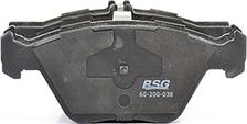 BSG BSG 60-200-038 - Тормозные колодки, дисковые, комплект autospares.lv