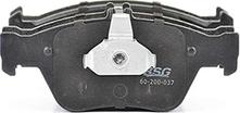 BSG BSG 60-200-037 - Тормозные колодки, дисковые, комплект autospares.lv