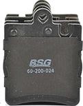 BSG BSG 60-200-024 - Тормозные колодки, дисковые, комплект autospares.lv