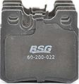 BSG BSG 60-200-022 - Тормозные колодки, дисковые, комплект autospares.lv