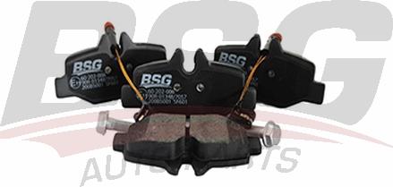 BSG BSG 60-202-008 - Тормозные колодки, дисковые, комплект autospares.lv