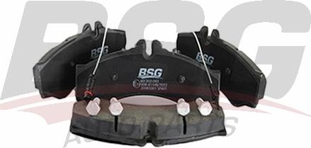 BSG BSG 60-202-003 - Тормозные колодки, дисковые, комплект autospares.lv