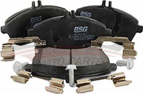 BSG BSG 60-202-021 - Тормозные колодки, дисковые, комплект autospares.lv