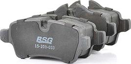 BSG BSG 15-200-033 - Тормозные колодки, дисковые, комплект autospares.lv