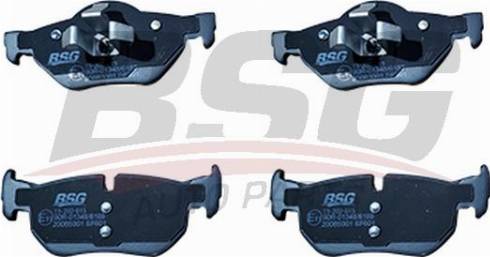 BSG BSG 15-202-015 - Тормозные колодки, дисковые, комплект autospares.lv