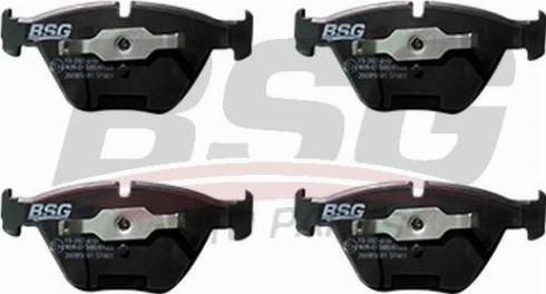 BSG BSG 15-202-010 - Тормозные колодки, дисковые, комплект autospares.lv