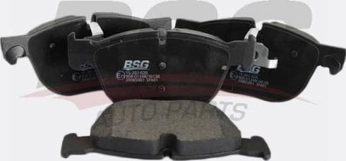 BSG BSG 15-202-020 - Тормозные колодки, дисковые, комплект autospares.lv