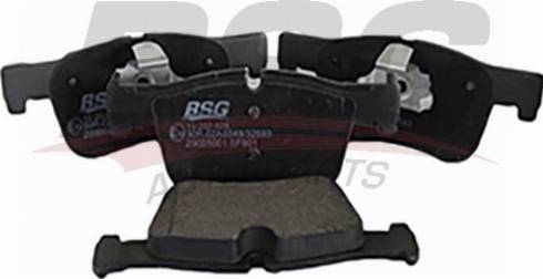 BSG BSG 15-202-028 - Тормозные колодки, дисковые, комплект autospares.lv