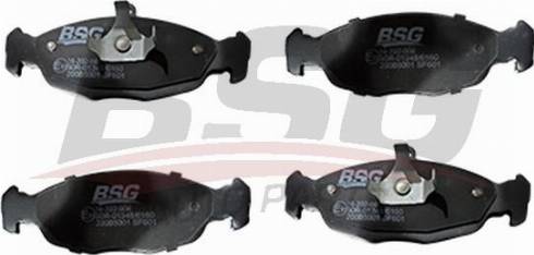 BSG BSG 16-202-008 - Тормозные колодки, дисковые, комплект autospares.lv