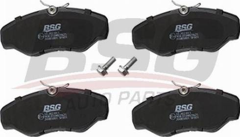 BSG BSG 16-202-011 - Тормозные колодки, дисковые, комплект autospares.lv