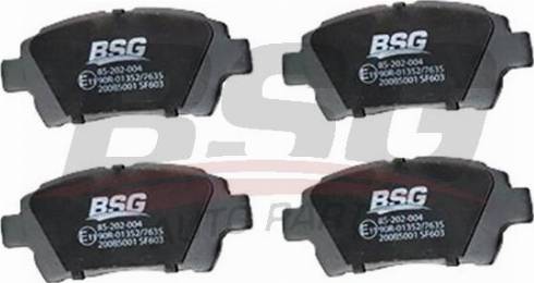 BSG BSG 85-202-004 - Тормозные колодки, дисковые, комплект autospares.lv