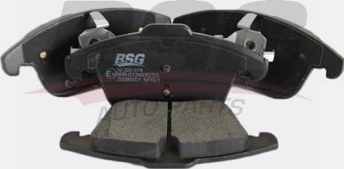 BSG BSG 30-202-019 - Тормозные колодки, дисковые, комплект autospares.lv