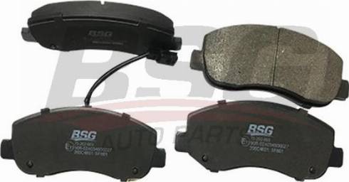 BSG BSG 75-202-003 - Тормозные колодки, дисковые, комплект autospares.lv