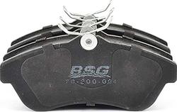 BSG BSG 70-200-004 - Тормозные колодки, дисковые, комплект autospares.lv