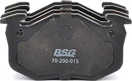 BSG BSG 70-200-015 - Тормозные колодки, дисковые, комплект autospares.lv