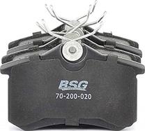 BSG BSG 70-200-020 - Тормозные колодки, дисковые, комплект autospares.lv