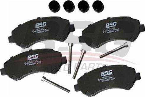 BSG BSG 70-202-019 - Тормозные колодки, дисковые, комплект autospares.lv