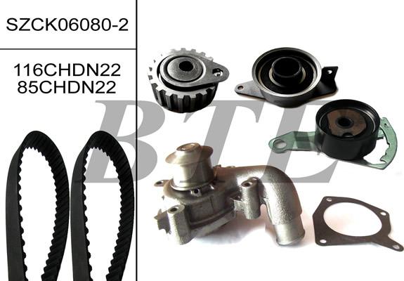 BTE SZCK06080-2 - Водяной насос + комплект зубчатого ремня ГРМ autospares.lv