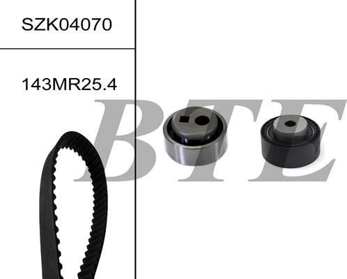 BTE SZK04070 - Комплект зубчатого ремня ГРМ autospares.lv