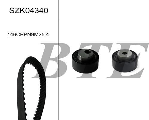 BTE SZK04340 - Комплект зубчатого ремня ГРМ autospares.lv