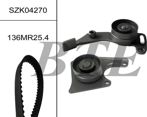 BTE SZK04270 - Комплект зубчатого ремня ГРМ autospares.lv