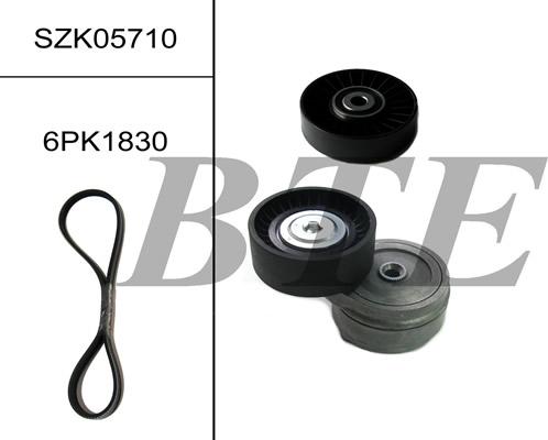 BTE SZK05710 - Поликлиновый ременный комплект autospares.lv