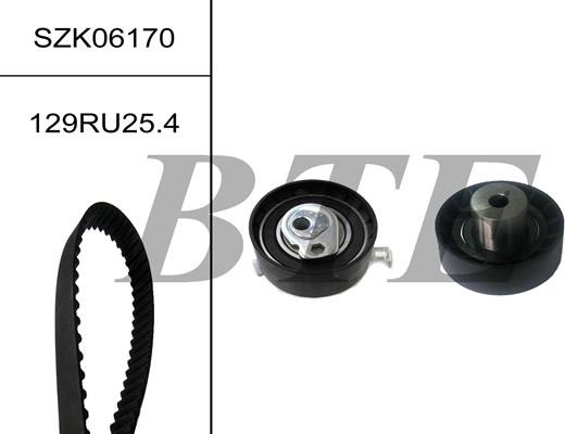 BTE SZK06170 - Комплект зубчатого ремня ГРМ autospares.lv