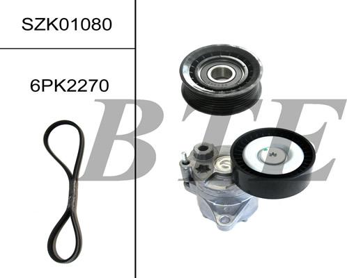 BTE SZK01080 - Поликлиновый ременный комплект autospares.lv